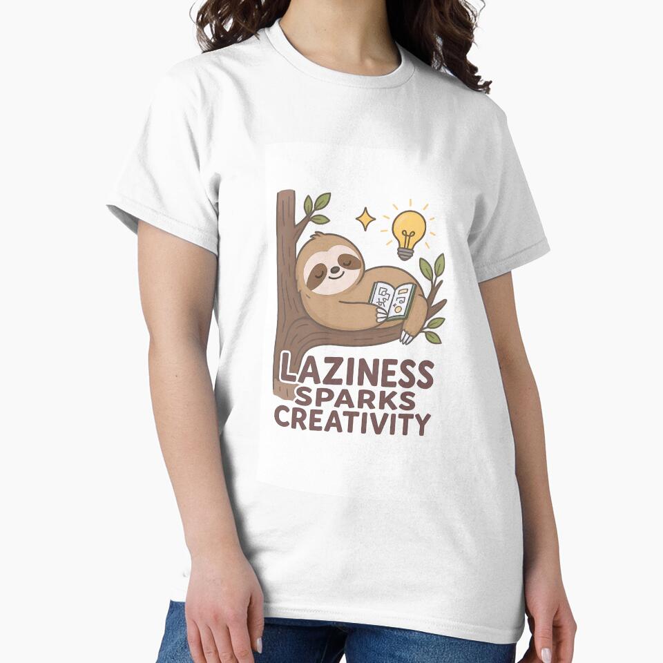 Cute Sloth Relaxing by Print75