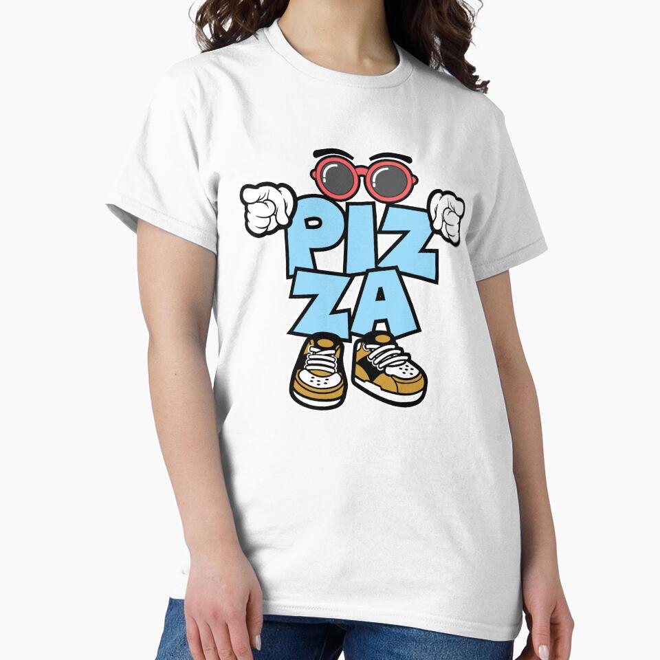 Comic of the word PIZZA pointing at you by NFTWords