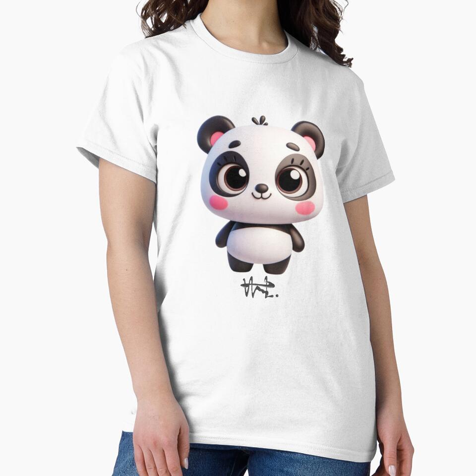 Cute Kawaii Panda in a minimalist style by MagicalLoveShop