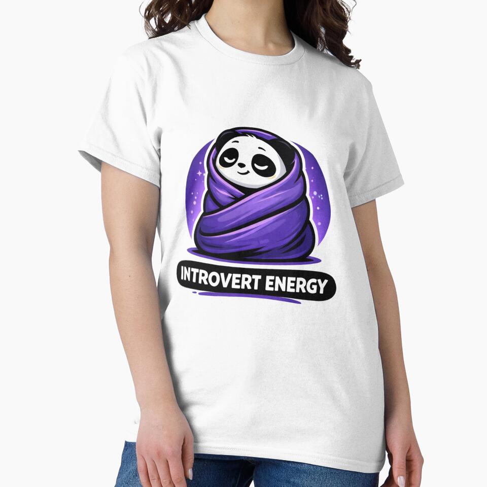 Introvert Energy Panda – Cozy Introvert Meme Sticker by snaperos