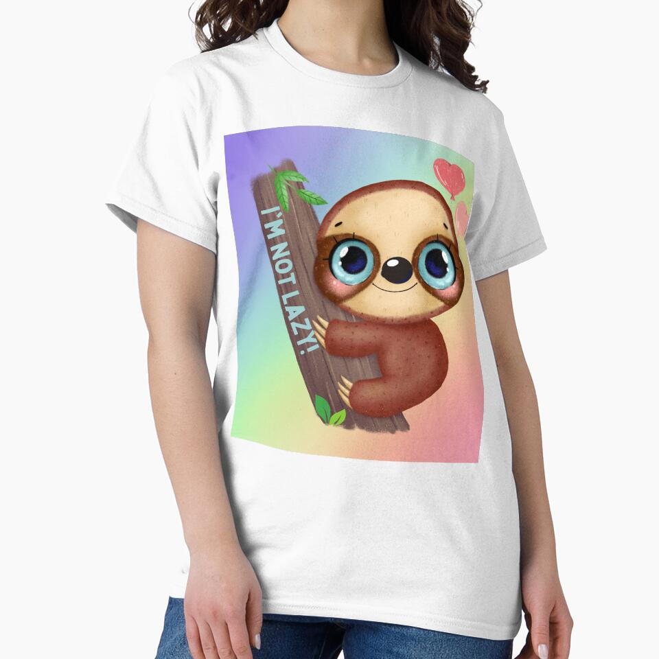 I am Not Lazy Sloth by rafiaarts
