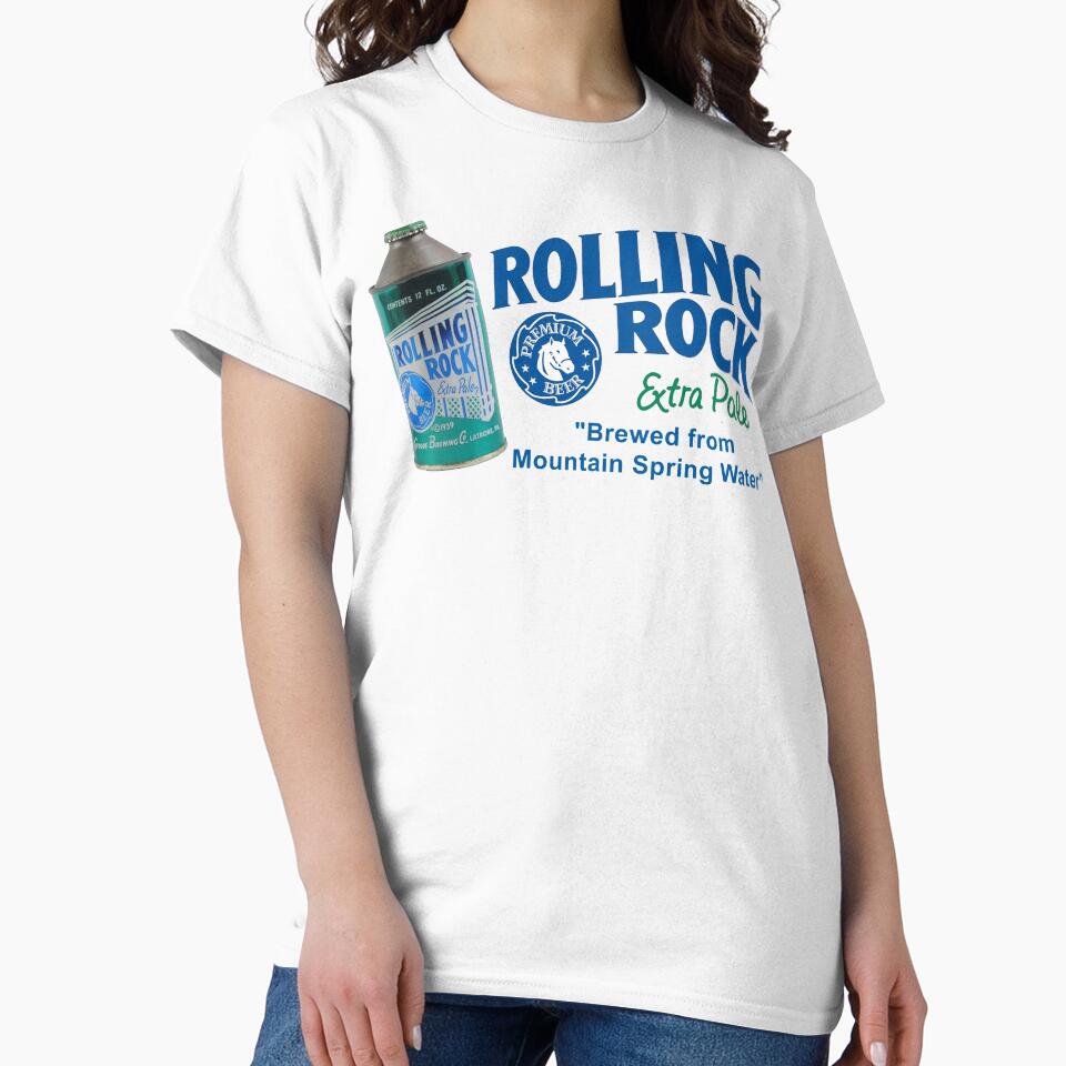 Rolling Rock Beer Cone Top Can Design by pineapplepink