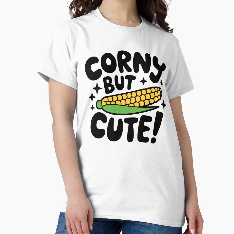 Corny But Cute! Cute Corn Pun by PMCreative
