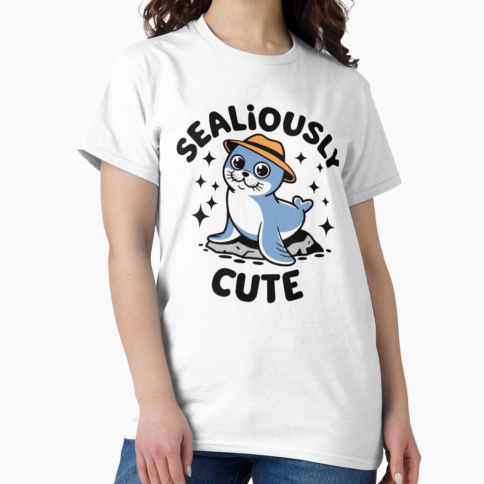 Sealiously Cute! Cute Seal Pun by PMCreative