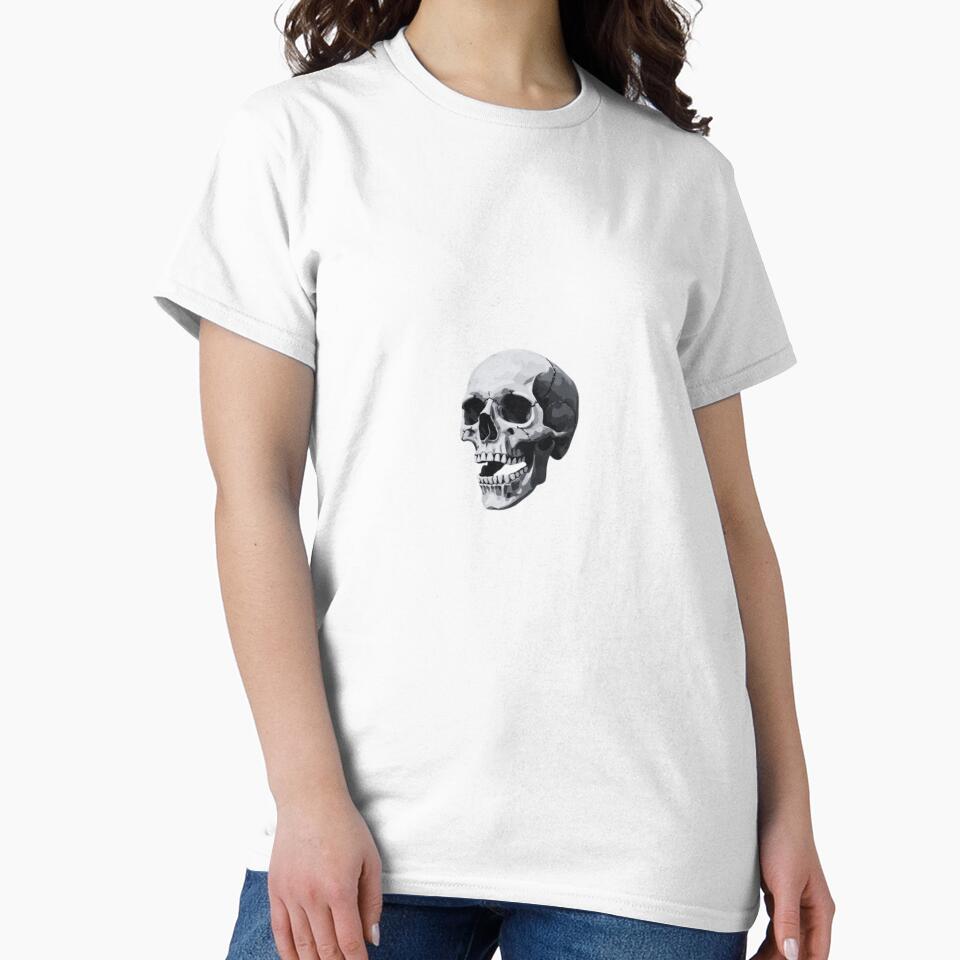 Minimal Black Skull Illustration by RED-MOUSE