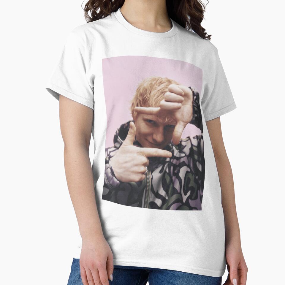 Ed Sheeran Pink Hair Portrait Poster by LailaMela