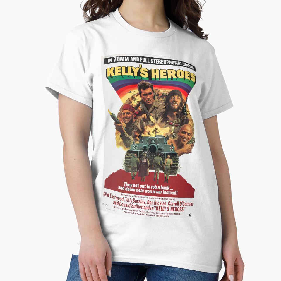 Kelly’s Heroes Movie Poster – Vintage War Film Wall Art – Classic 1970s Cinema Print by neildoch