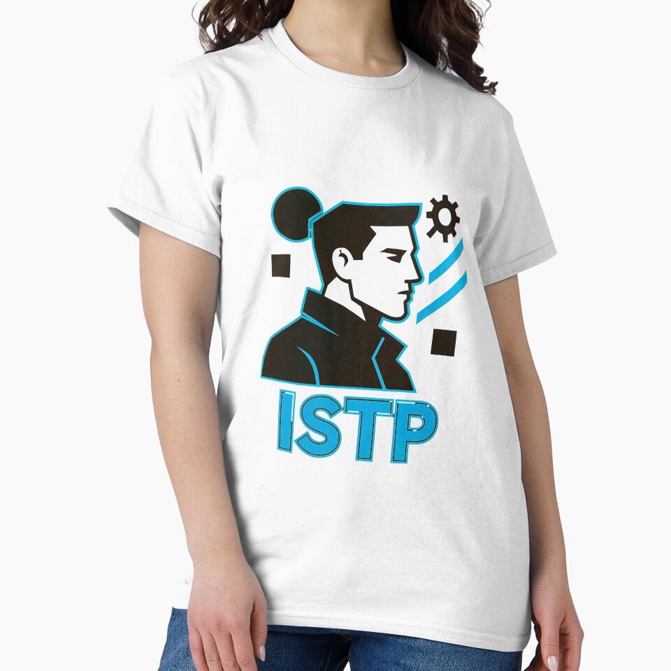 ISTP Personality Abstract Art – MBTI Design (Center Print) by W-Rm