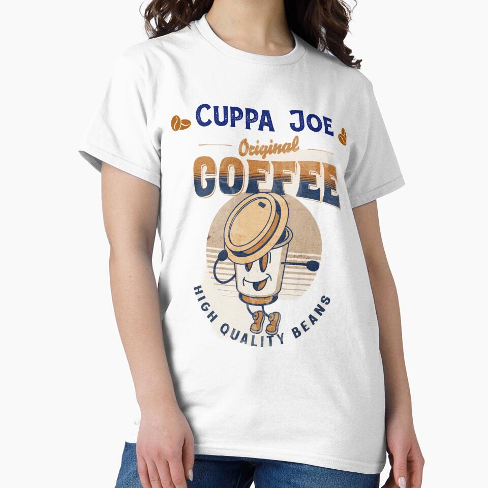 Retro Cuppa Joe Original Coffee by BeansHotTees