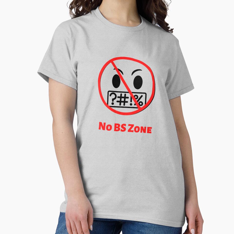 No BS zone sign by Art by Lilia
