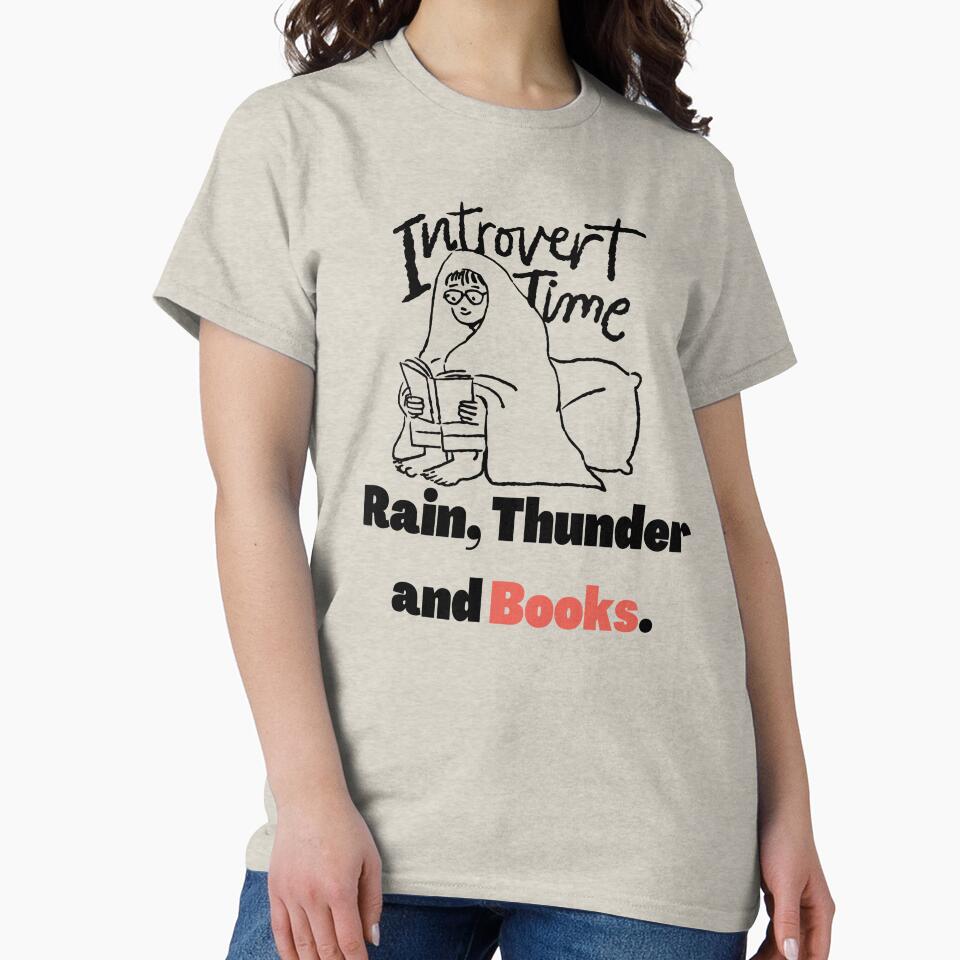 Introvert Time, Rain, Thunder and BOOKS. by TheMajesTee