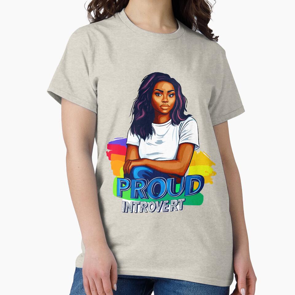 Proud Introvert colorful design by Artbyminga