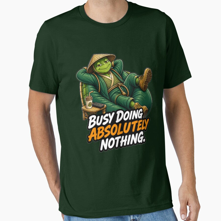 Busy Doing Absolutely Nothing - Lazy Yokai Turtle by Threadnovax