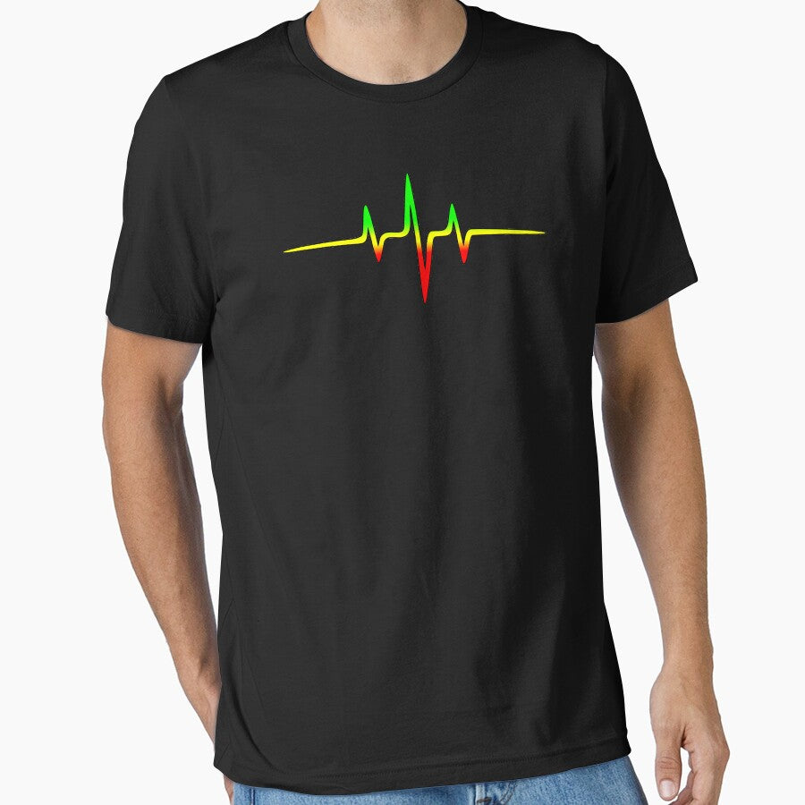 Music Pulse, Reggae, Heartbeat, Rastafari, Jah, Jamaica, Rasta by boom-art