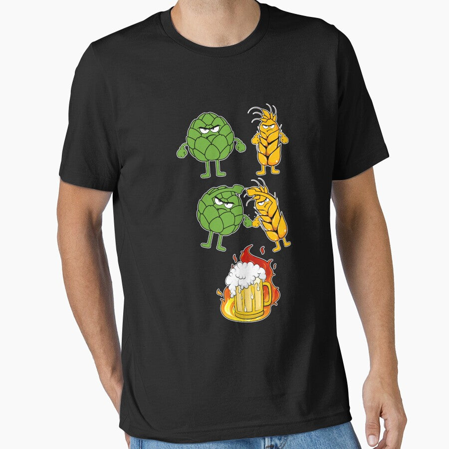 Fusion Beer Funny T-shirt For Beer Lover by TeeAmz