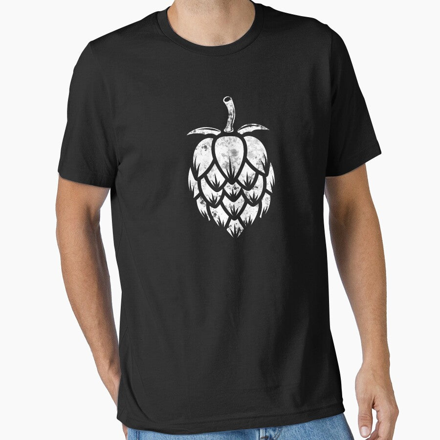 Vintage Beer Hops (white) by DKdesigns27
