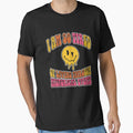 I Am So Tired of Living Through Historical Events — Retro Groovy Melting Smiley Dark Humor Art, Millennial Gen Z Meme Gift by Luminari Creations