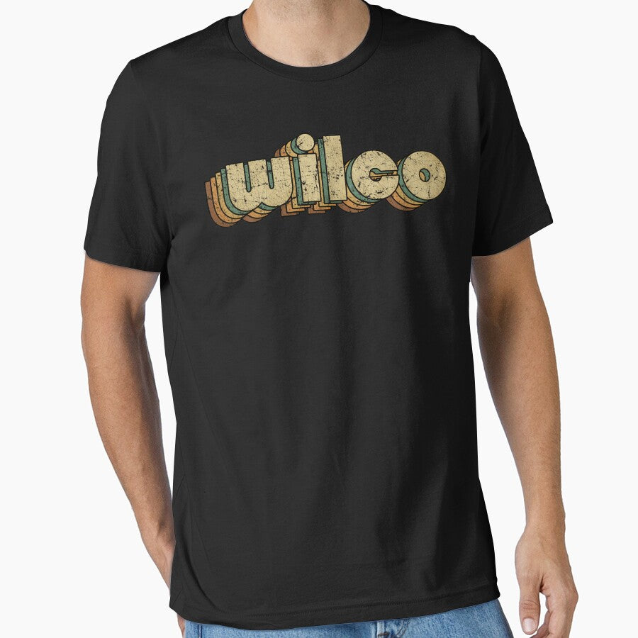 Wilco  Vintage Rainbow Typography Style  70S by rizhovnessen
