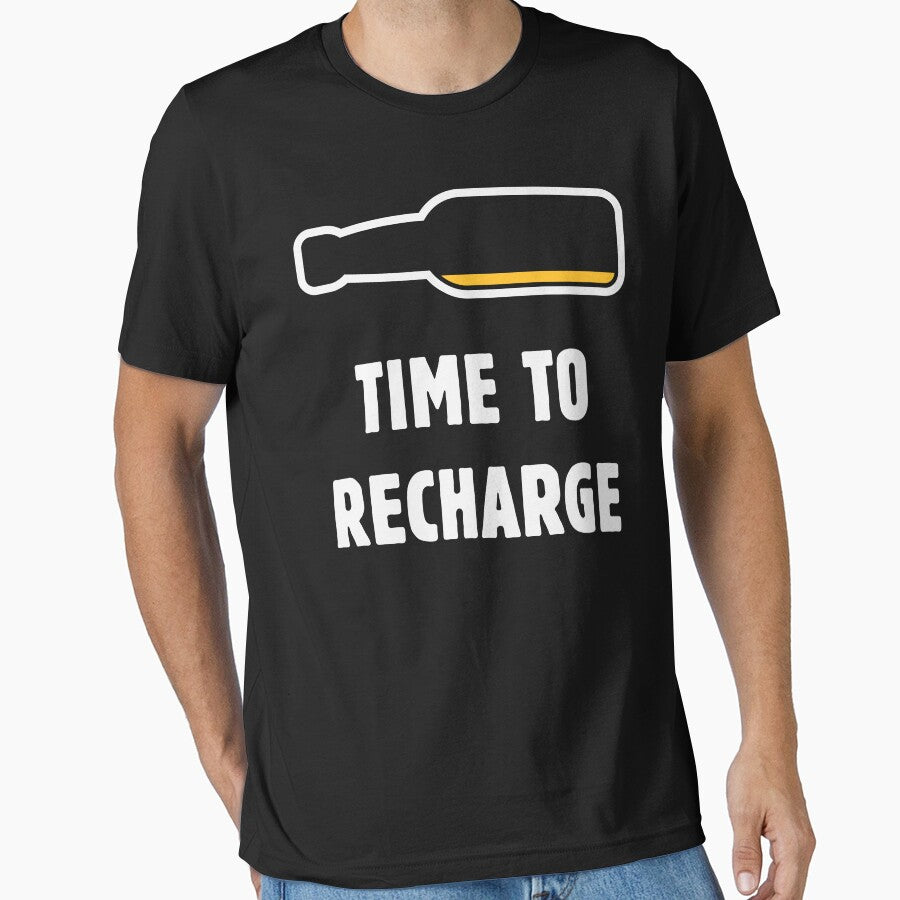 Time To Recharge (Beer Drinker / Ale / Lager / Alcohol / NEG 2C) by MrFaulbaum