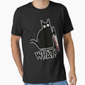 Cat What Murderous Black Cat With Knife Gift Premium Classic by rennakirkpat