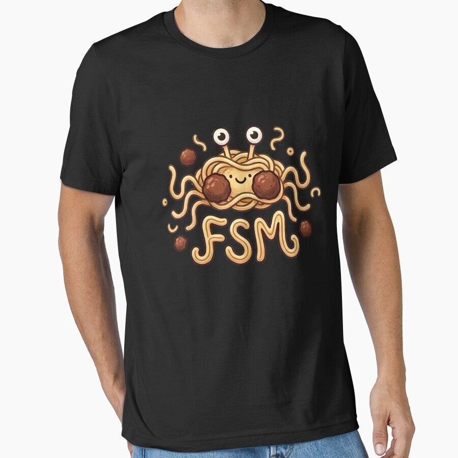 Cute Flying Spaghetti Monster FSM Pastafarian Noodle by k3rstman1