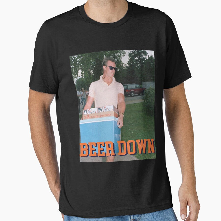 Jim McMahon Beer Down by RajinderKaur7