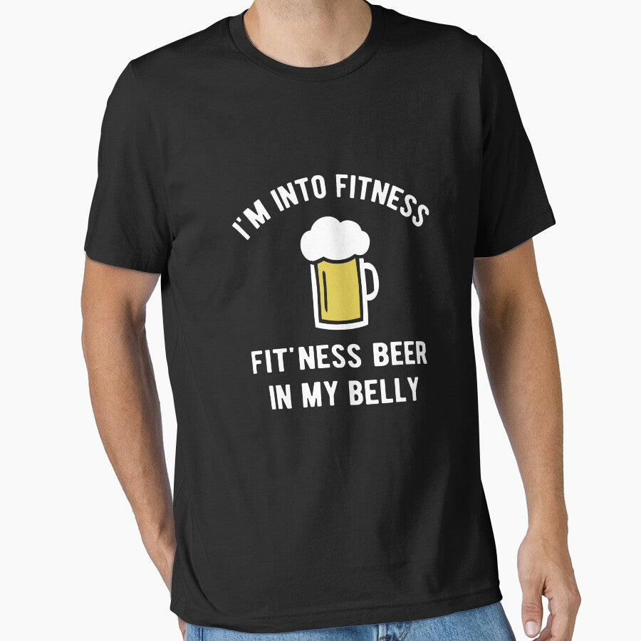 I'm into fitness - fitness beer in my belly by goodtogotees