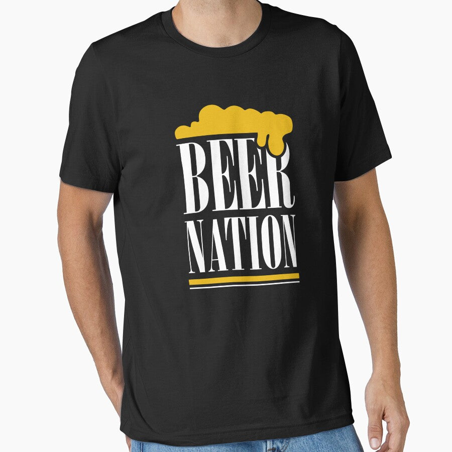 Beer Nation - Life is Brew Tiful - Just Drink It - Beer Break - Native Drunk Beer is made by men wine by god - Beer Lover - Beer Fanatic - Beer is Life by mellinnshirts