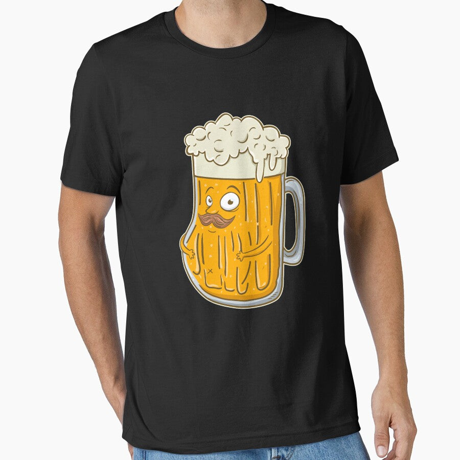 Adorable Mustachioed Beer Drinking Joke Drinkers by perfectpresents