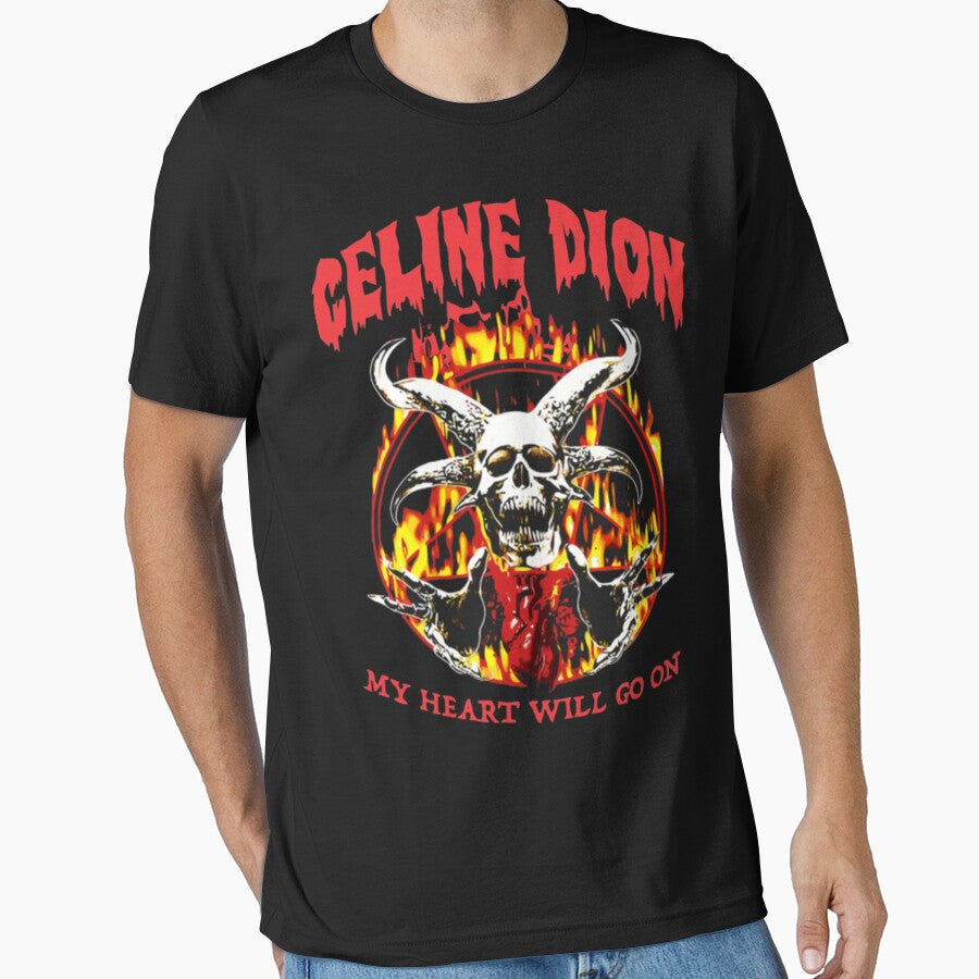 Best Seller My Heart Will Go On Metal Celine Dion Merchandise Essential T-Shirt by SentaHinzSingle