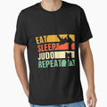 Eat Sleep Judo Repeat by thanhmaidesign