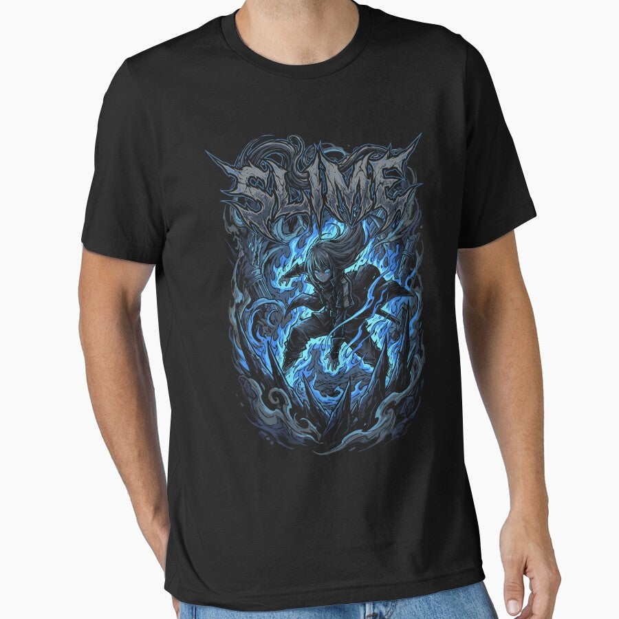 Great Slime Blue Dark Art Anime by Tokyo Retro
