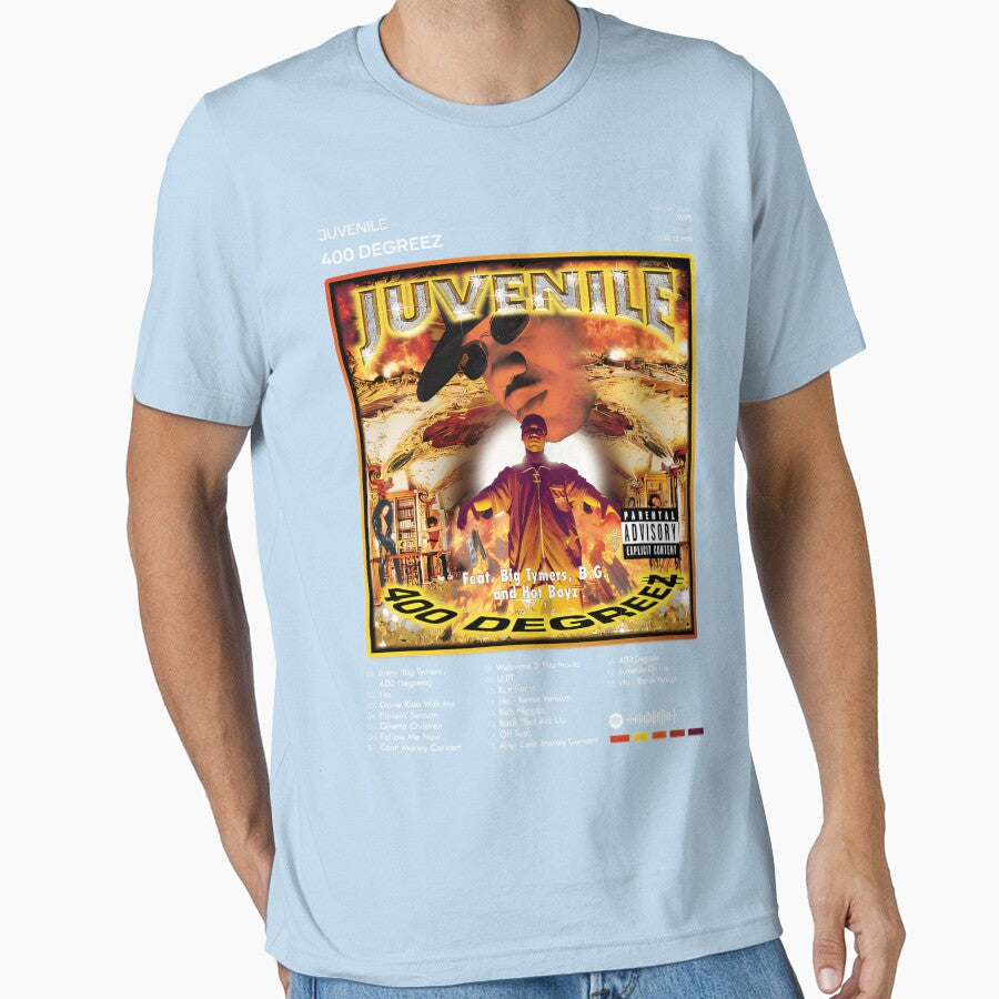 JUVENILE---400-DEGREEZ-TRACKLIST-ALBUM-T-SHIRT by KarineRussel