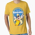 Funny Yellow I'm a Banana Lazy Halloween Fruit by medamrani
