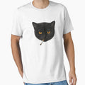Smoking Cat Y2K, Vintage Black Cat for Men Women, Edgy Retro 90s Grunge, Aesthetic by toongstudio