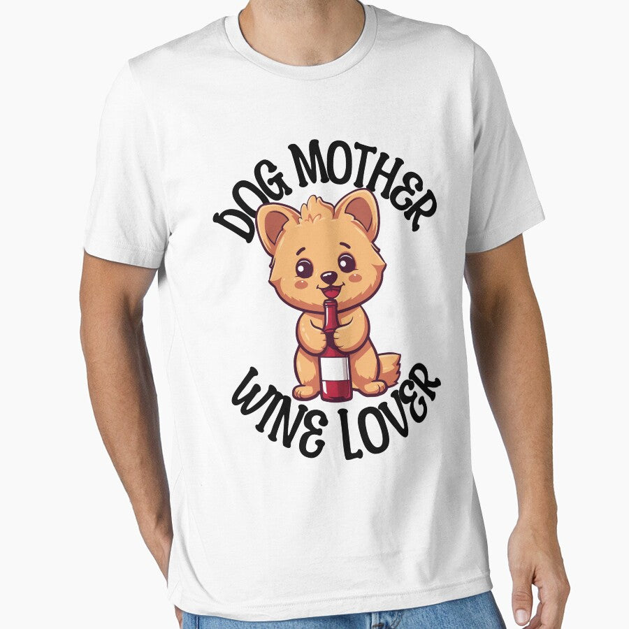 Dog Mother Wine Lover by PeelZinc