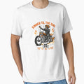Motorcycle Biker Skull T-Shirt by Matinez Pink