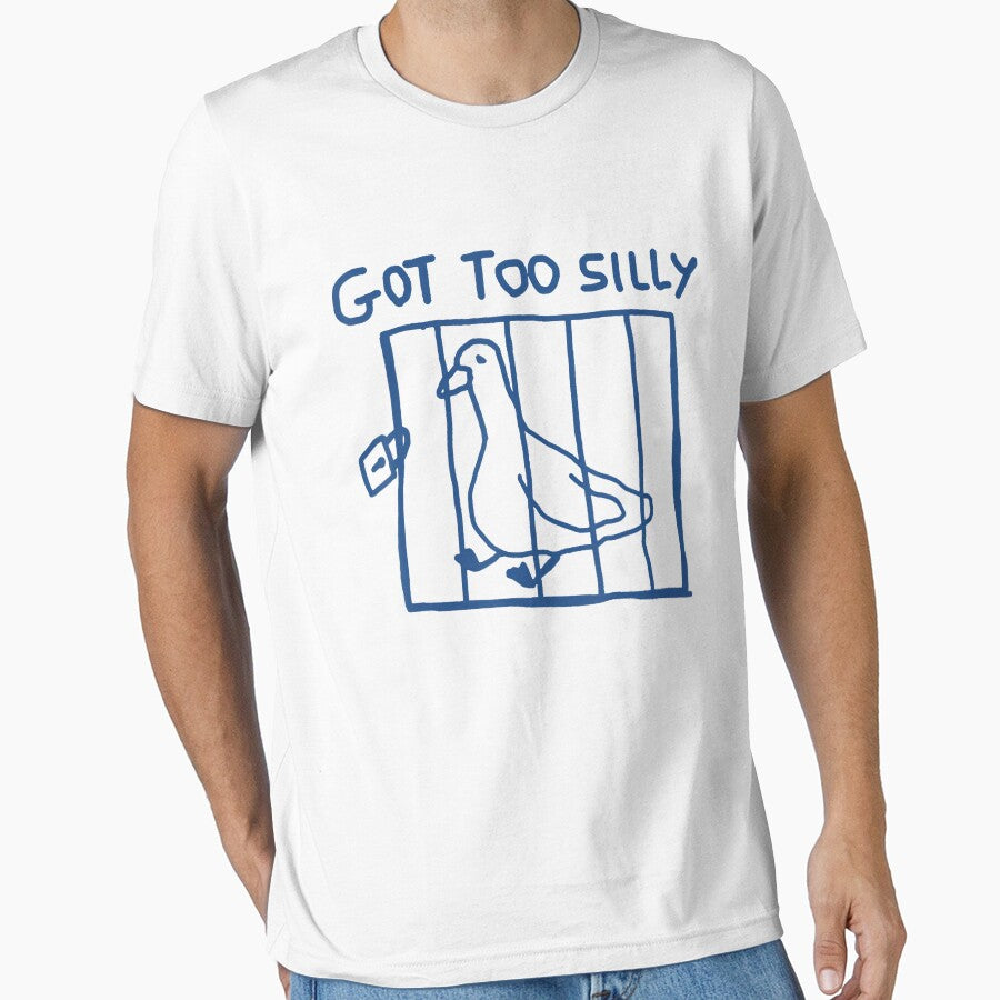 Got Too Silly Funny Goose Pun Humor by FantasyFablesC