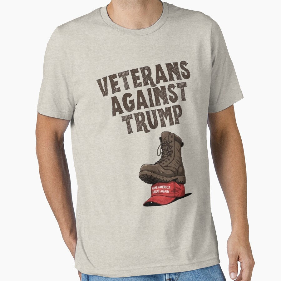 Veterans Against Trump, Anti Trump, Democrat, Liberal Gift, Political, Stop Trump, Anti Maga by toongstudio