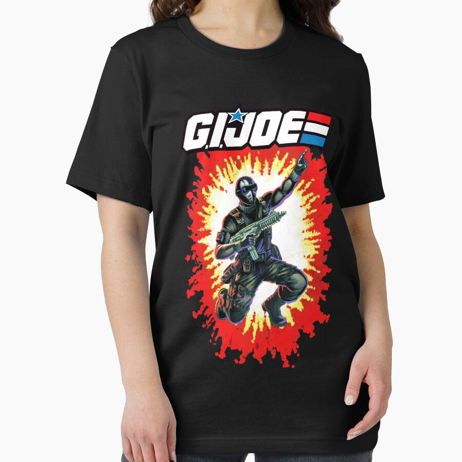 Retro GI Joe Snake Eyes toy card back design by VeryEnglishGent