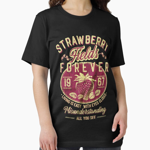 Beatles Shirt Women, Strawberry Fields Forever ., Beatles ., Beatles Tshirt, Lennon Shir by buresdjmonot