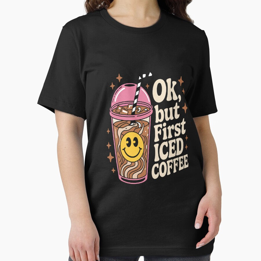 OK, But First Iced Coffee Coffee Lover Quote by TheRetroStyle