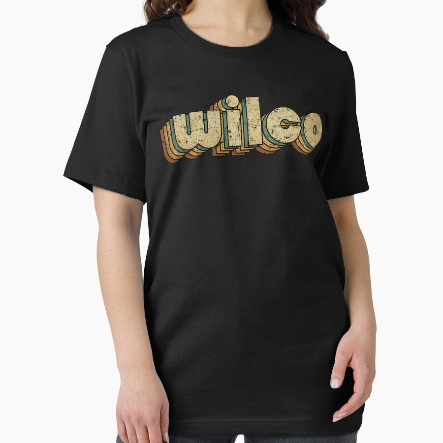 Wilco  Vintage Rainbow Typography Style  70S by rizhovnessen