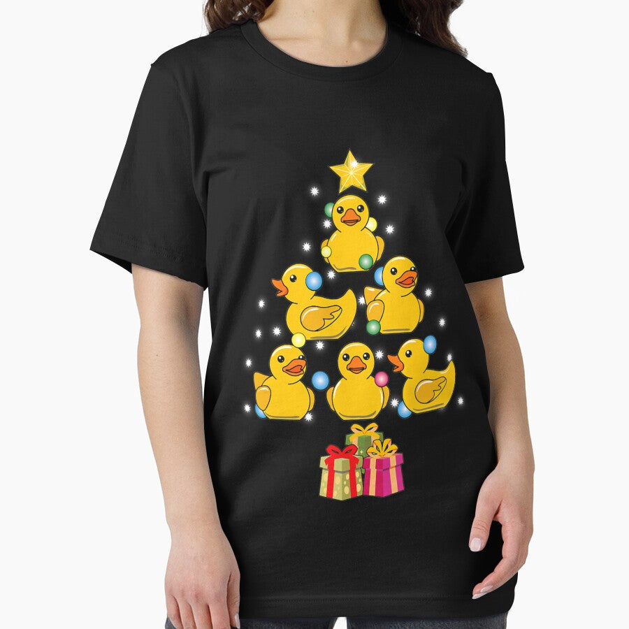 Duck Christmas Tree Duckie and Quack Christmas by LOYLEANTRELL