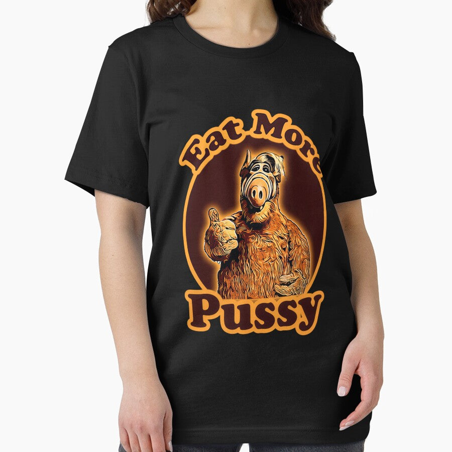 Funny Alien Retro Humor - Eat More Pussy Art by  The Midnight Library - Book Lover Gifts & Kindle Accessories