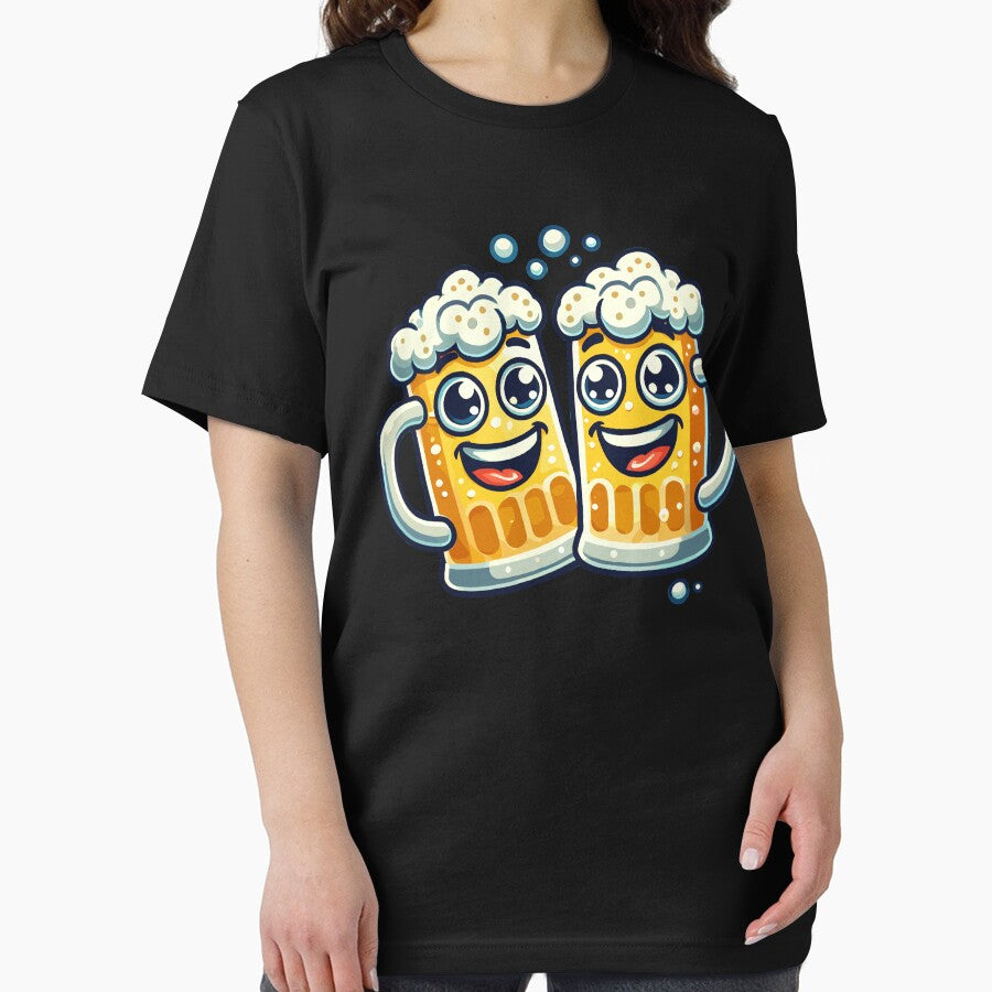 Brew Crew: Playful Beer Mugs Toasting Together by ArtfulHunter