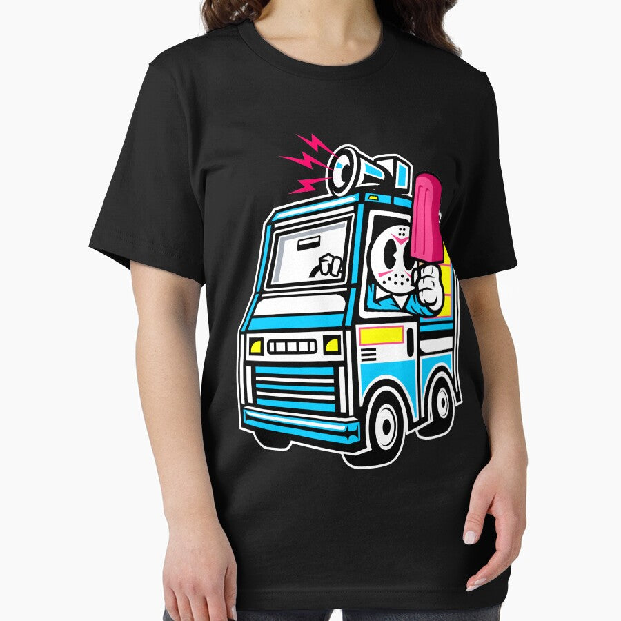 Ice Cream Truck Drawing Cartoon by Cheap Women's Shirts
