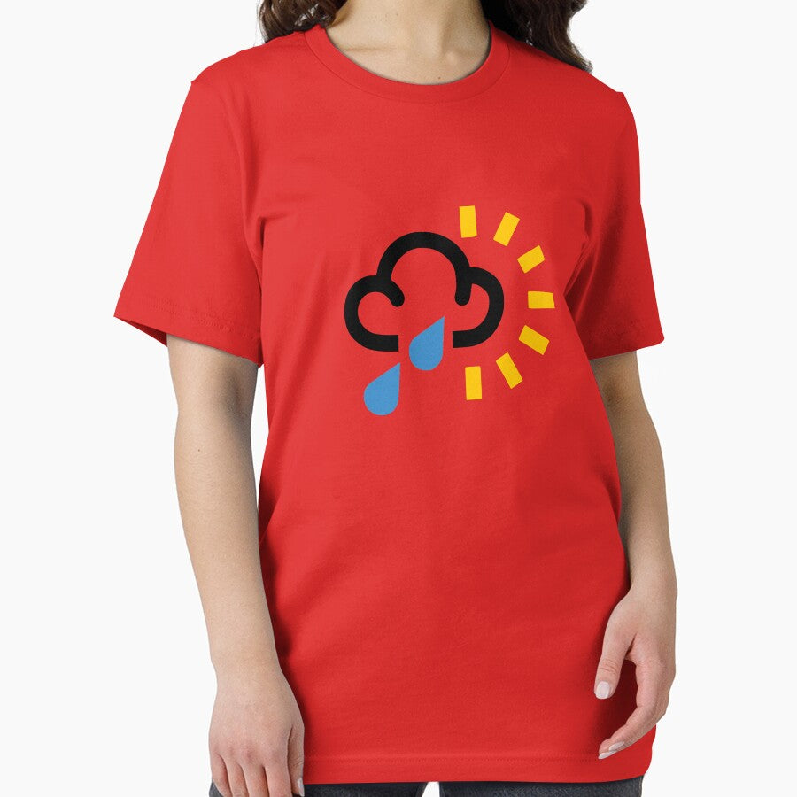 Rain and Sun !?, Weather Forecast Symbol - Weather Forecaster TV News Signs, Unusual, Retro, Funny Different Design by granimatedesign