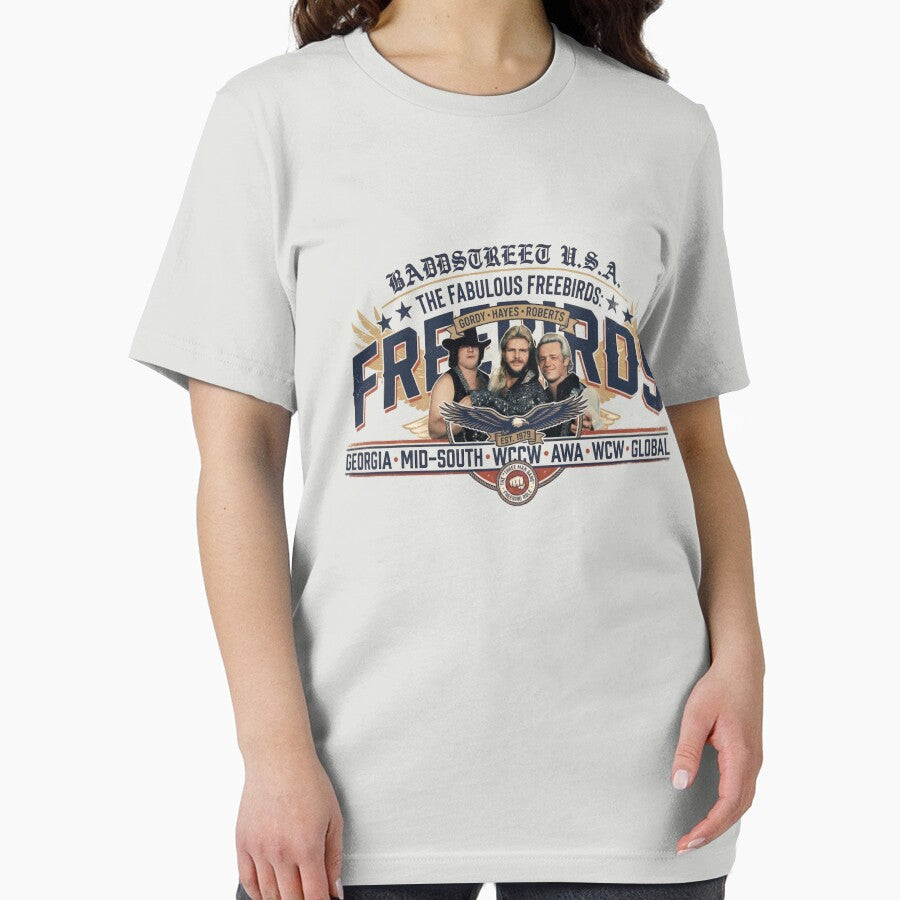 The Fabulous Freebirds Baddstreet USA Vintage Wrestling Tee by The Irish Whip