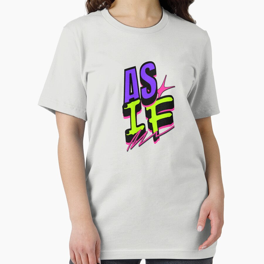 As If Retro 90s Neon Typography | Clueless Inspired Aesthetic | Vaporwave Pop Art Design by Retro Callback